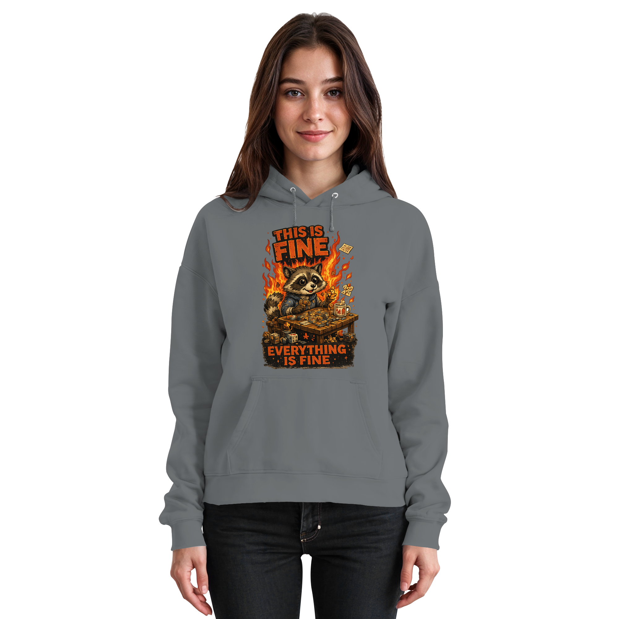 This Is Fine Club! - Basic Unisex Hoodie