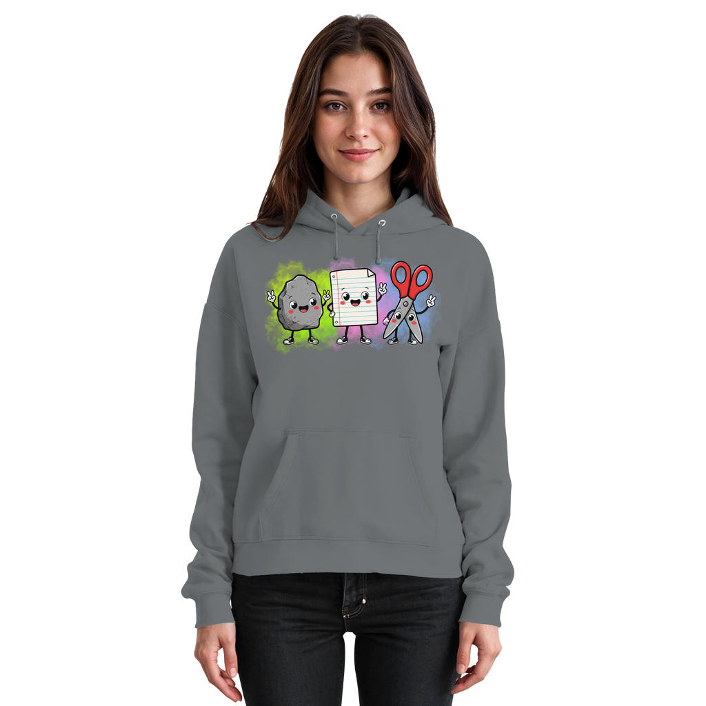 Stein schlägt Schere schlägt Papier! - Basic Unisex Hoodie