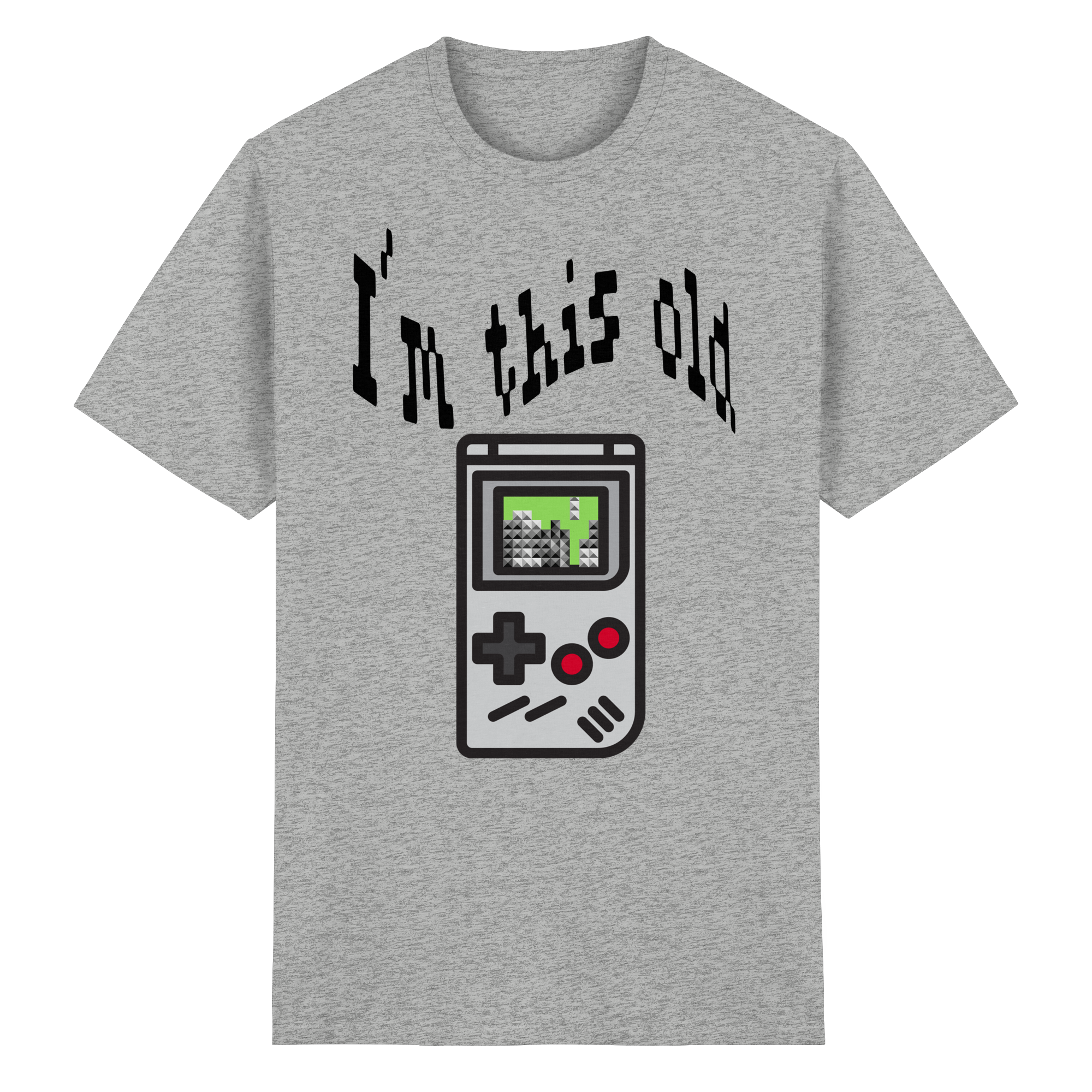 Retro Handheld - Heavy Cotton T-Shirt