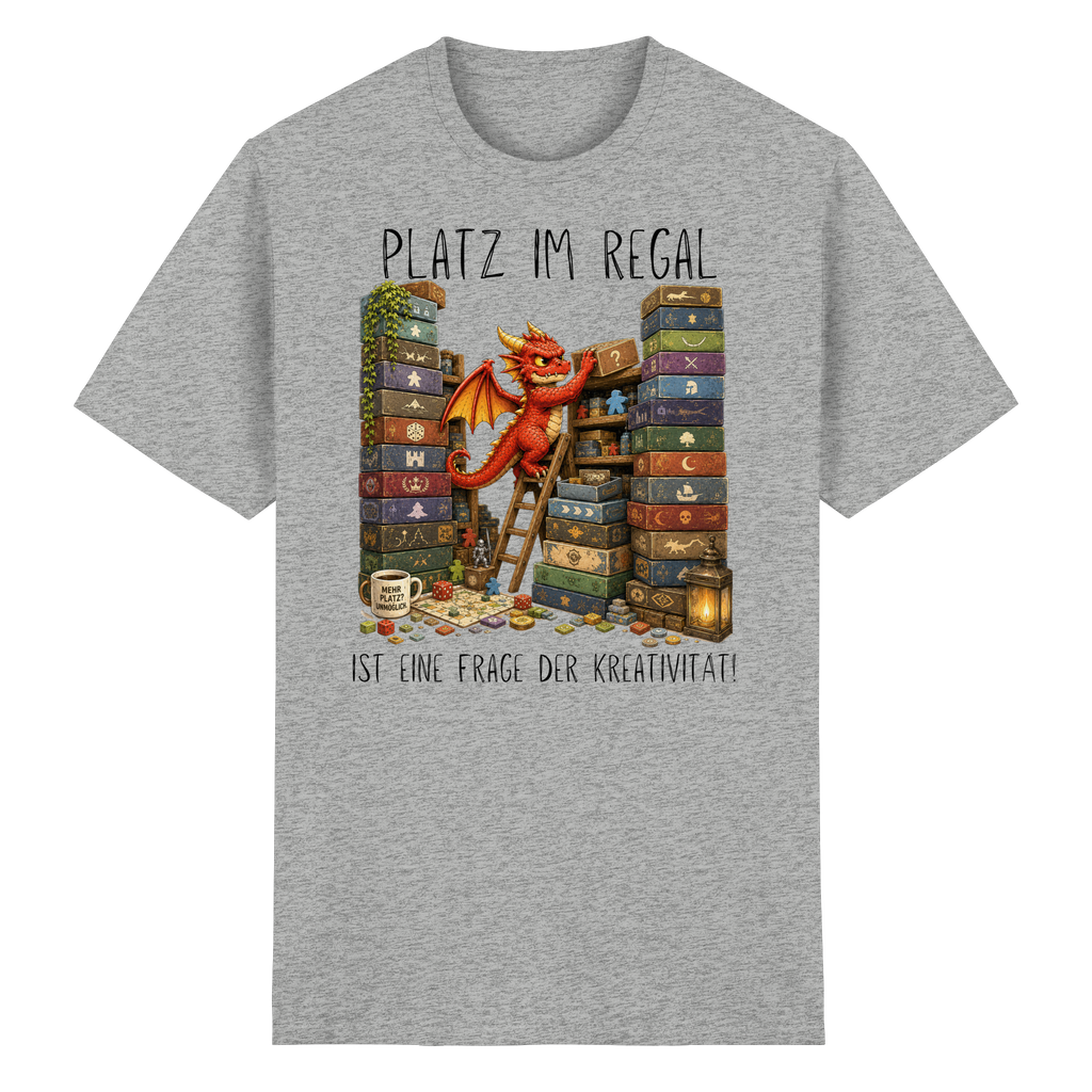 Platz im Regal ist eine Frage der Kreativität. - Heavy Cotton T-Shirt