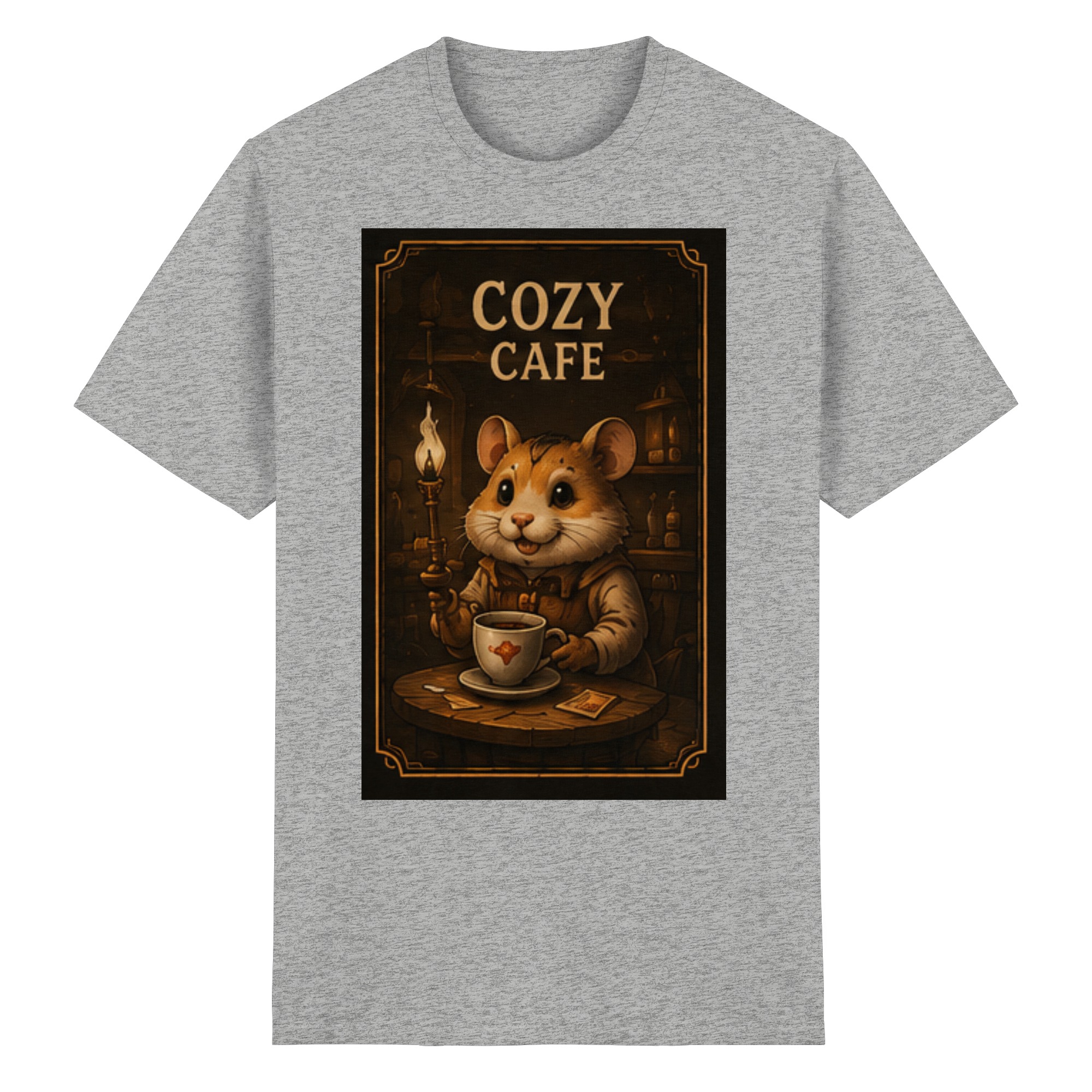 Cozy Café - Heavy Cotton T-Shirt