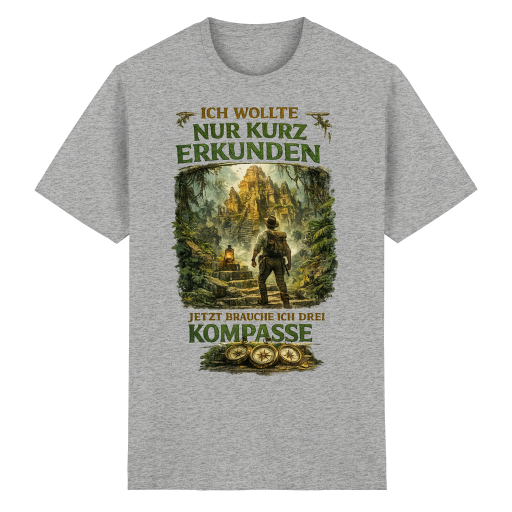 Nur kurz erkunden - Heavy Cotton T-Shirt
