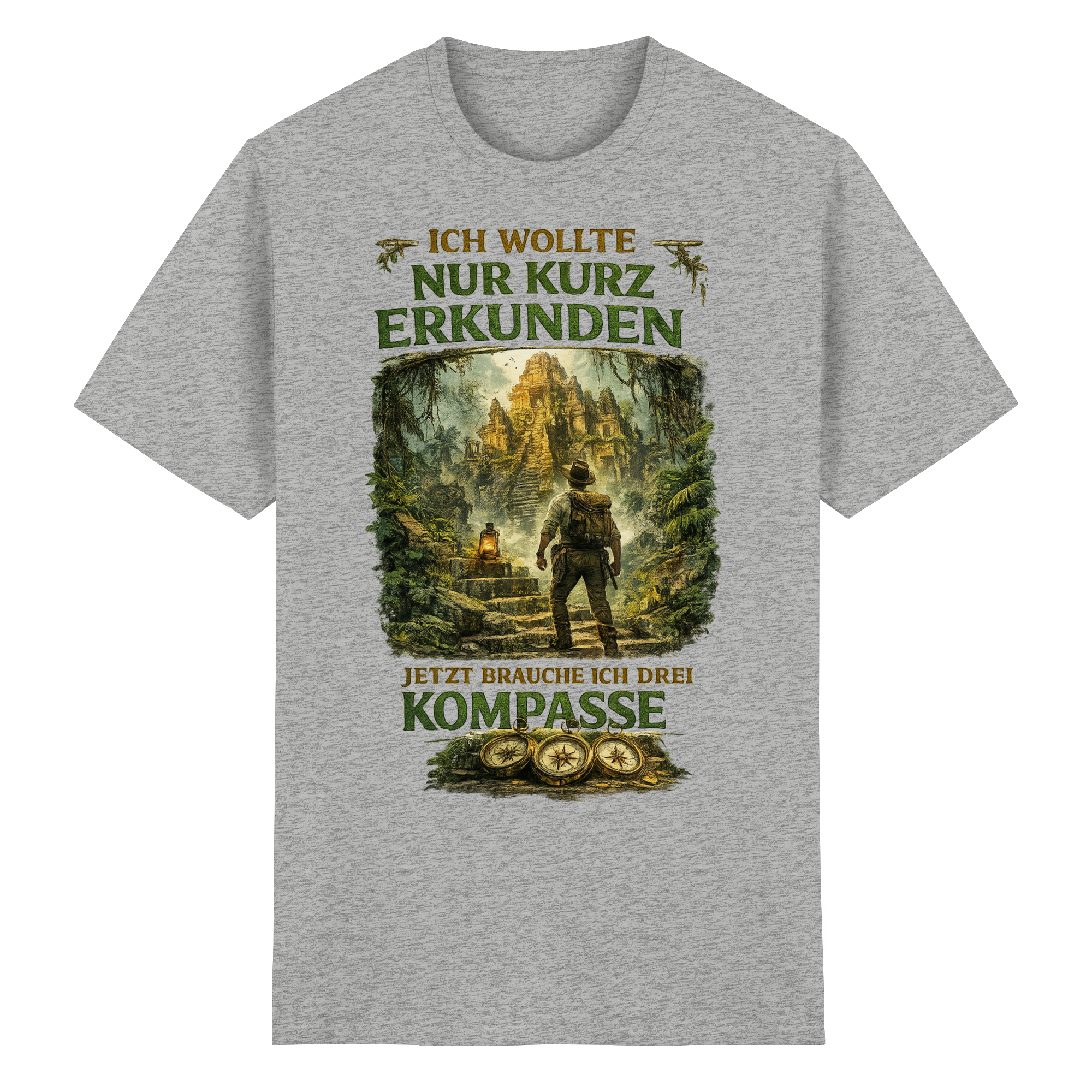 Nur kurz erkunden - Heavy Cotton T-Shirt