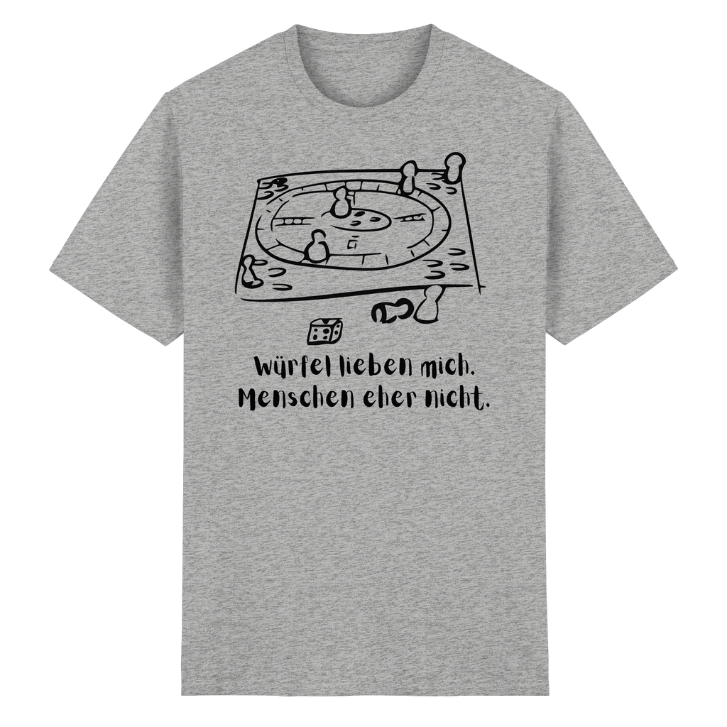 Würfel lieben mich. Menschen eher nicht. - Heavy Cotton T-Shirt