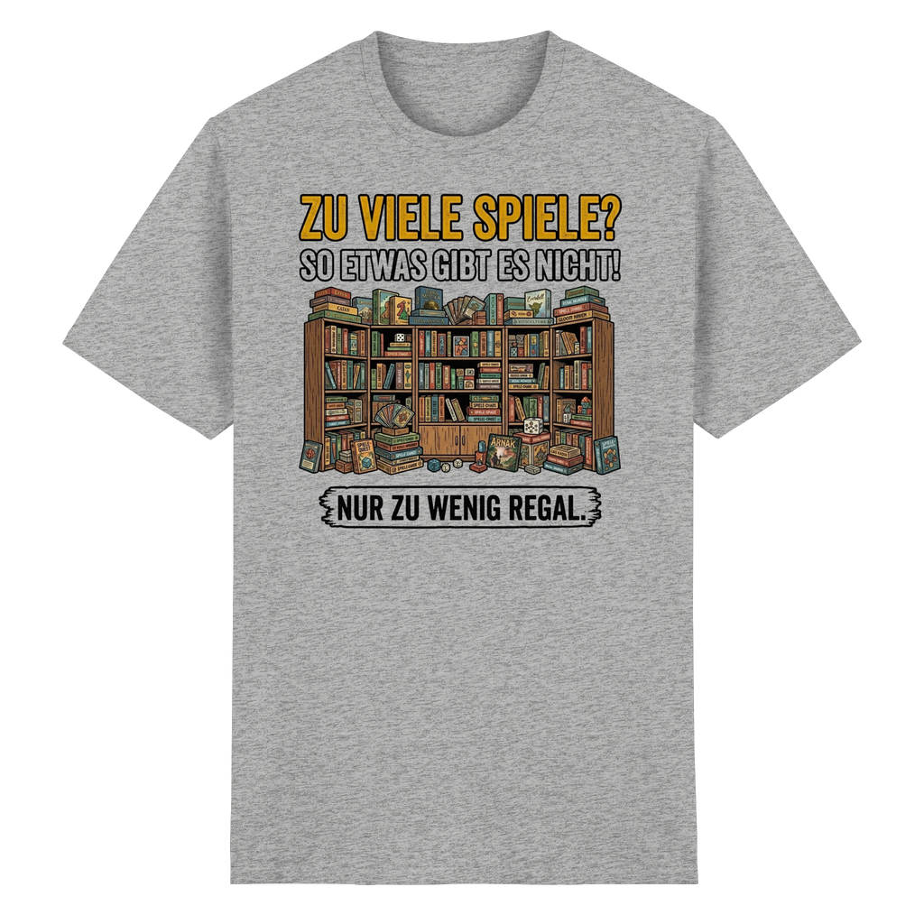 Zu viele Spiele? Zu wenig Regal.  - Heavy Cotton T-Shirt