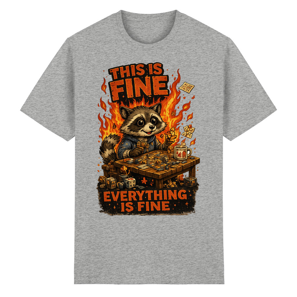 This Is Fine Club! - Heavy Cotton T-Shirt