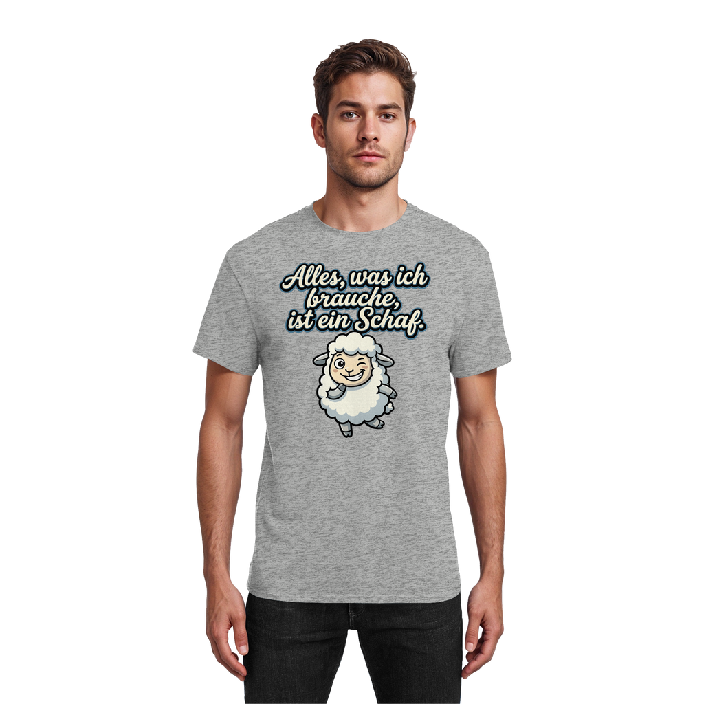 Alles, was ich brauche, ist ein Schaf!  - Heavy Cotton T-Shirt