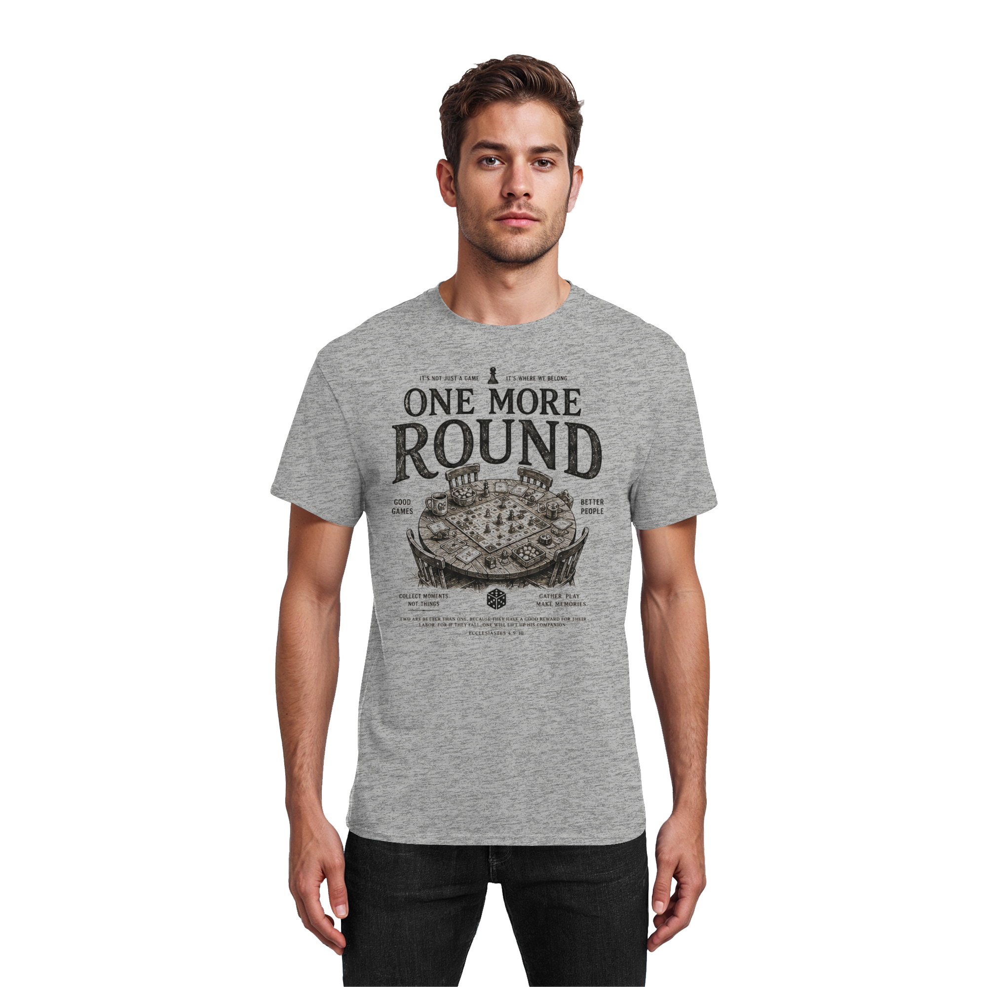 One More Round - Heavy Cotton T-Shirt