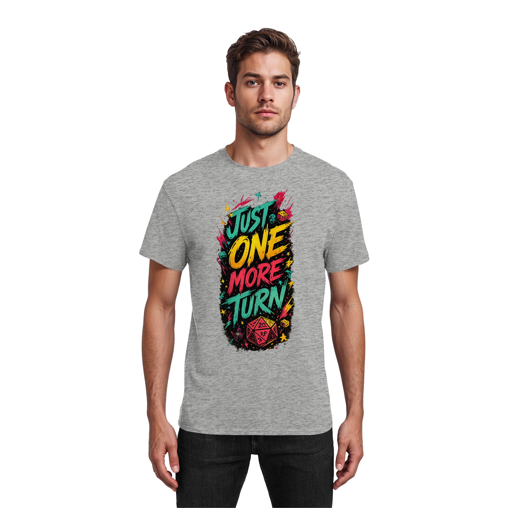 Just One More Turn! - Heavy Cotton T-Shirt
