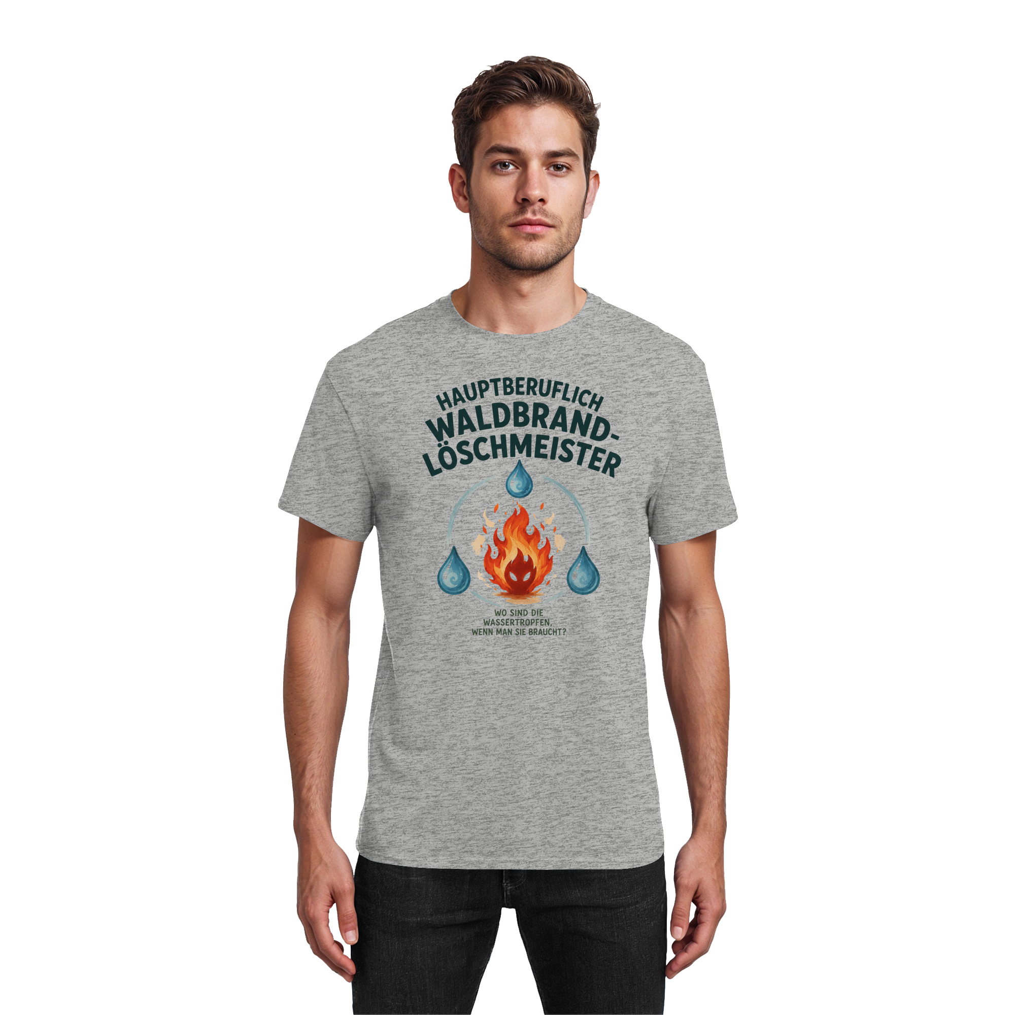 Waldbrand-Löschmeister - Heavy Cotton T-Shirt