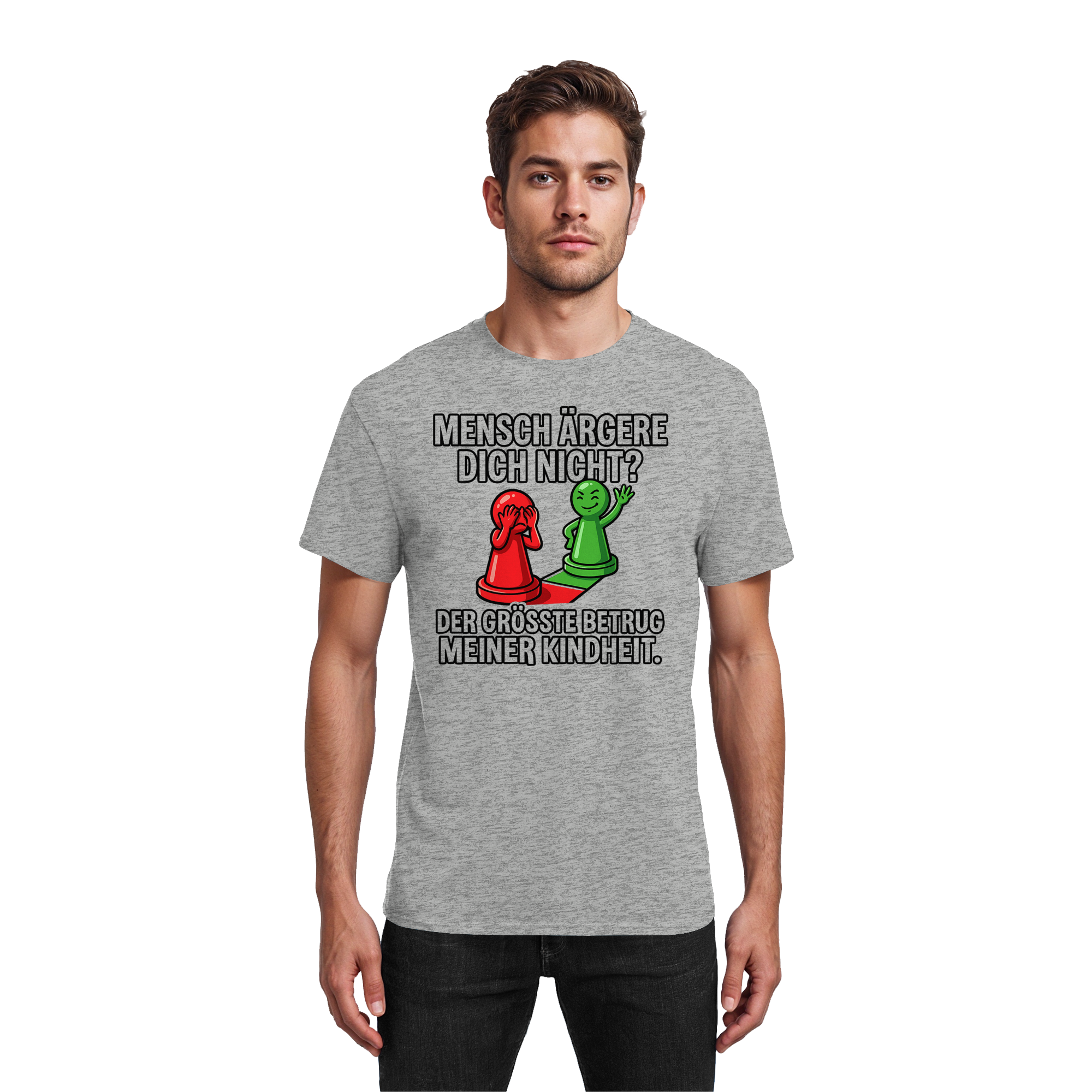 Mensch ärgere dich nicht? – Passiert. - Heavy Cotton T-Shirt