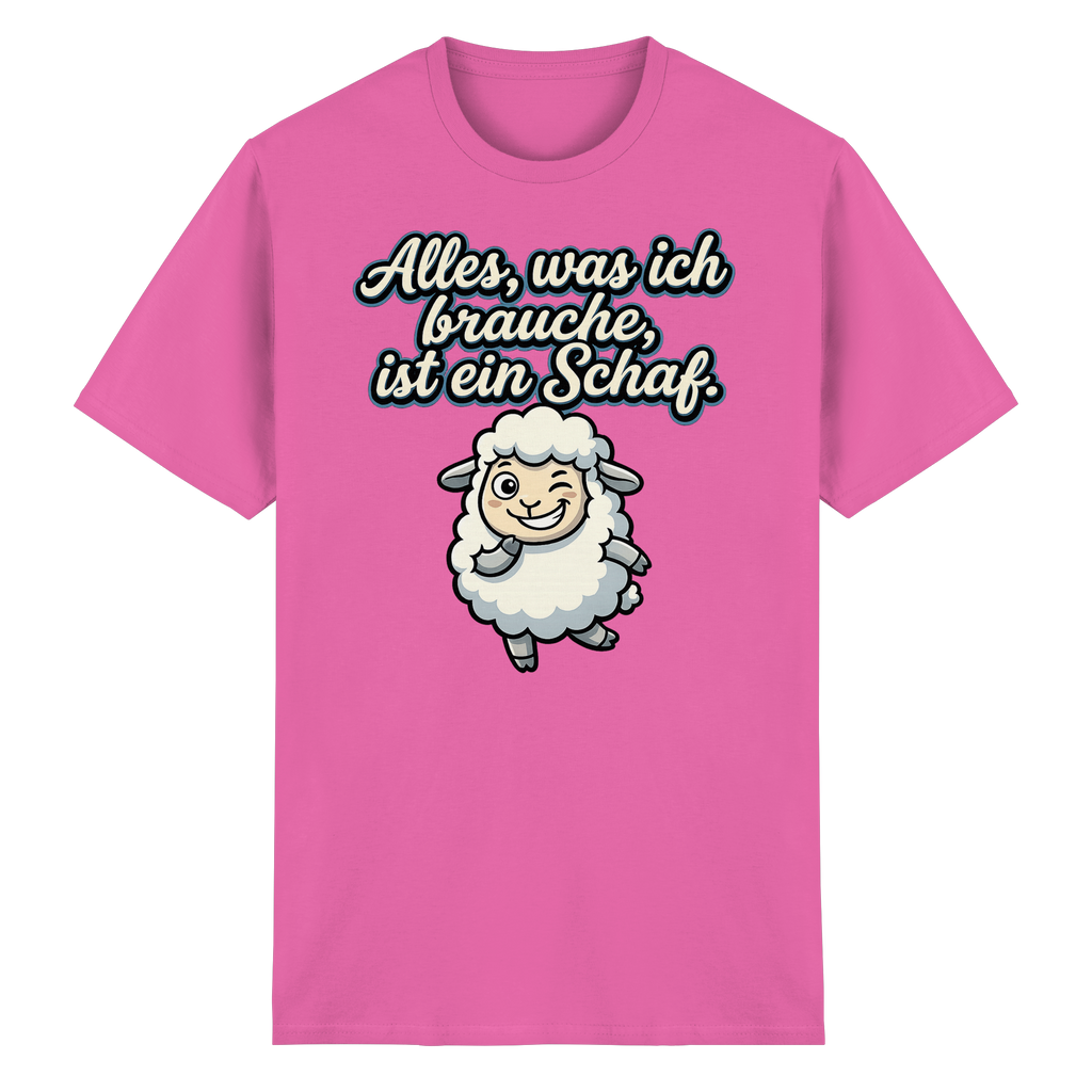 Alles, was ich brauche, ist ein Schaf!  - Heavy Cotton T-Shirt