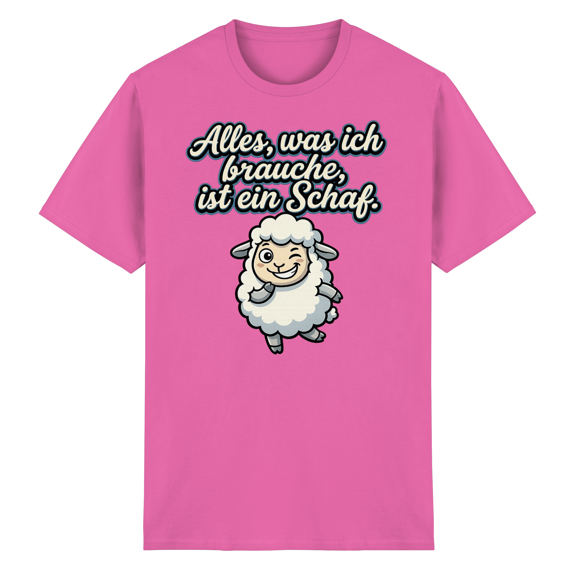 Alles, was ich brauche, ist ein Schaf!  - Heavy Cotton T-Shirt