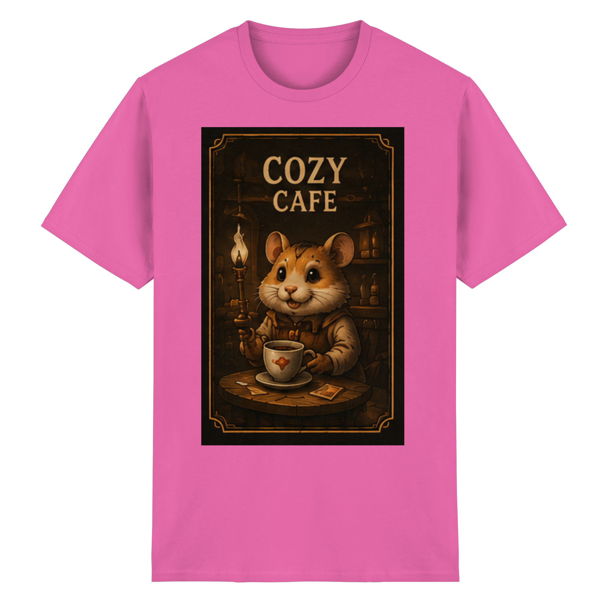 Cozy Café - Heavy Cotton T-Shirt