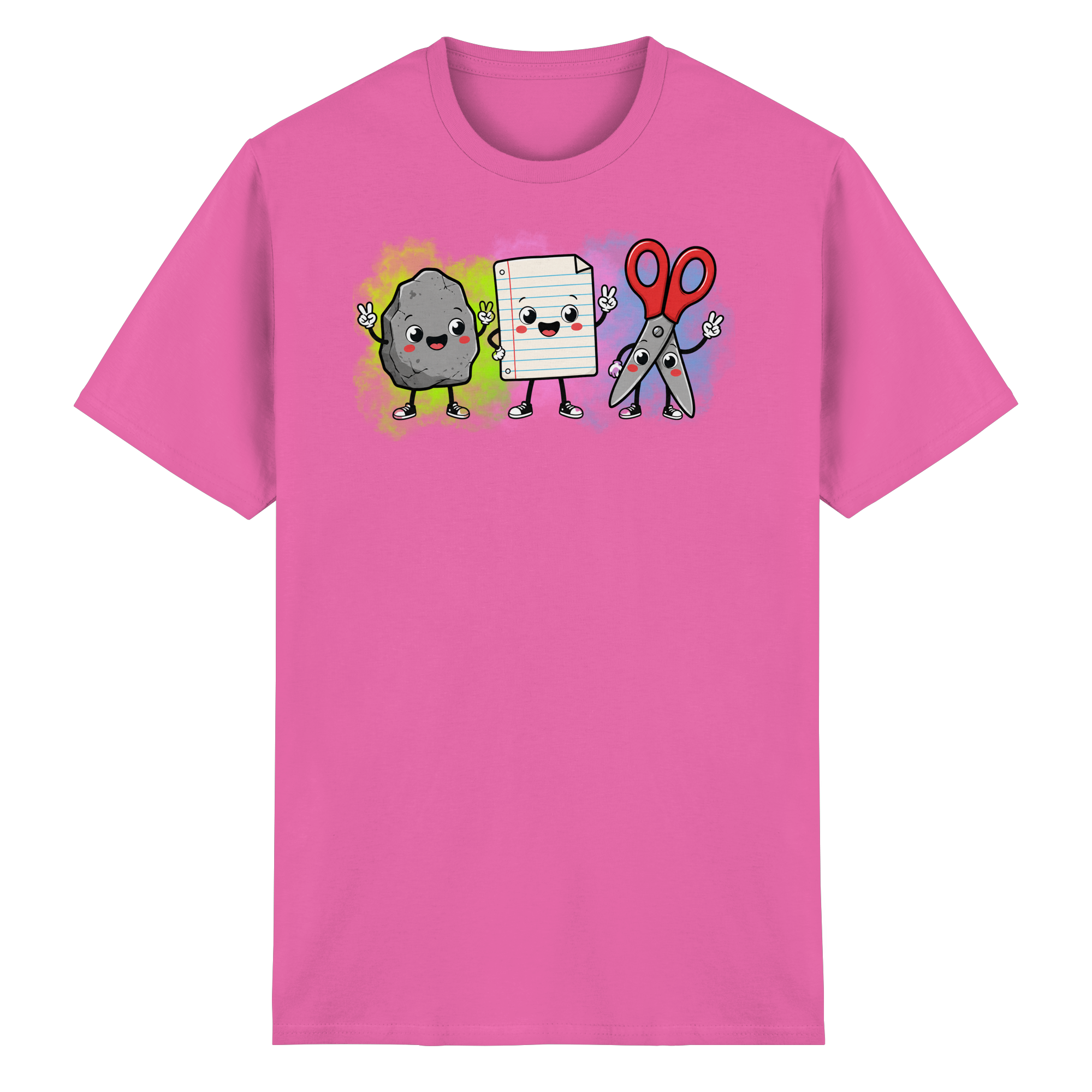 Stein schlägt Schere schlägt Papier! - Heavy Cotton T-Shirt