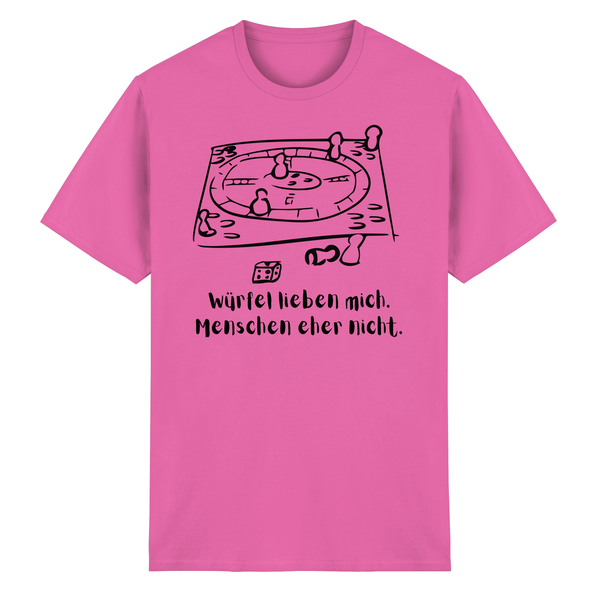 Würfel lieben mich. Menschen eher nicht. - Heavy Cotton T-Shirt