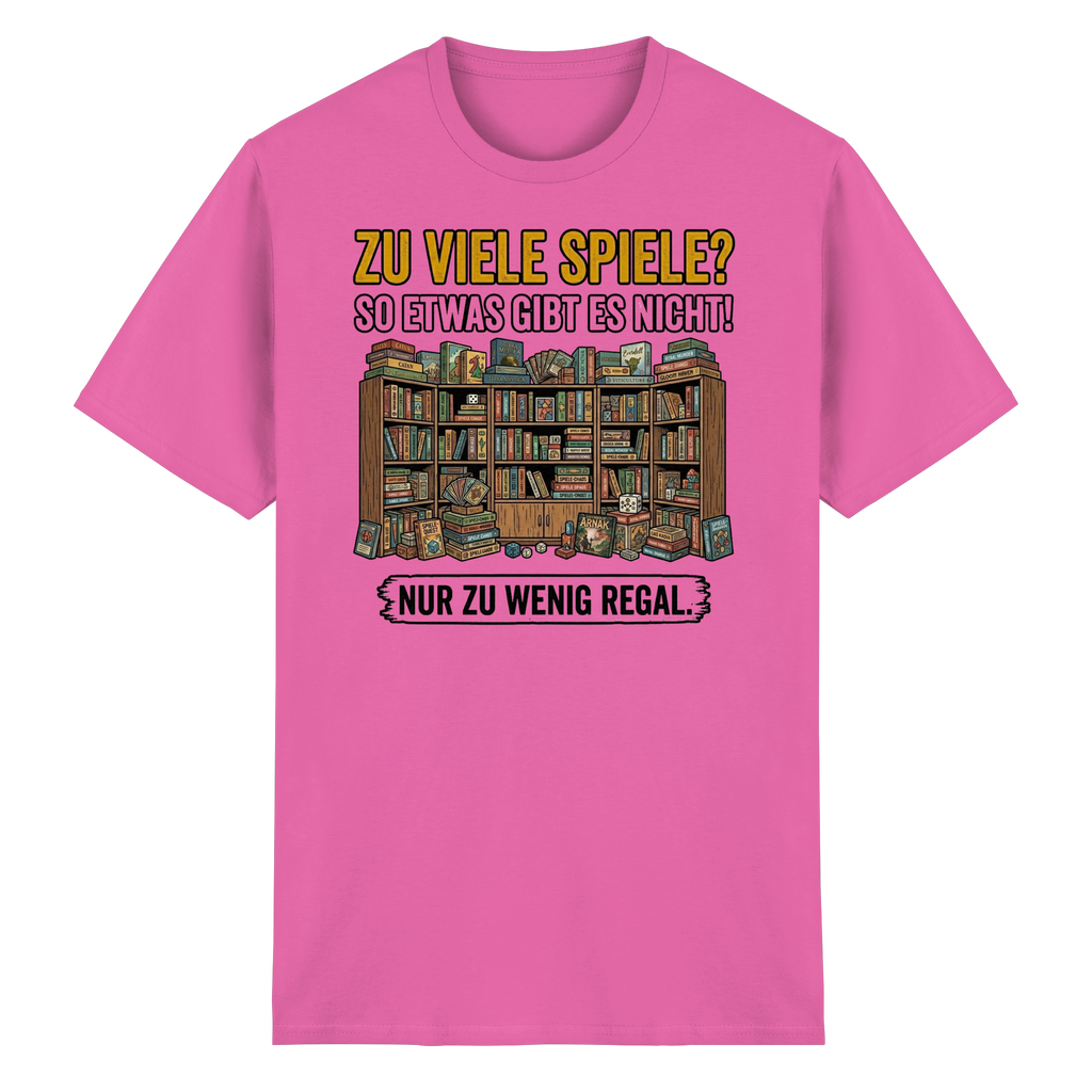 Zu viele Spiele? Zu wenig Regal.  - Heavy Cotton T-Shirt