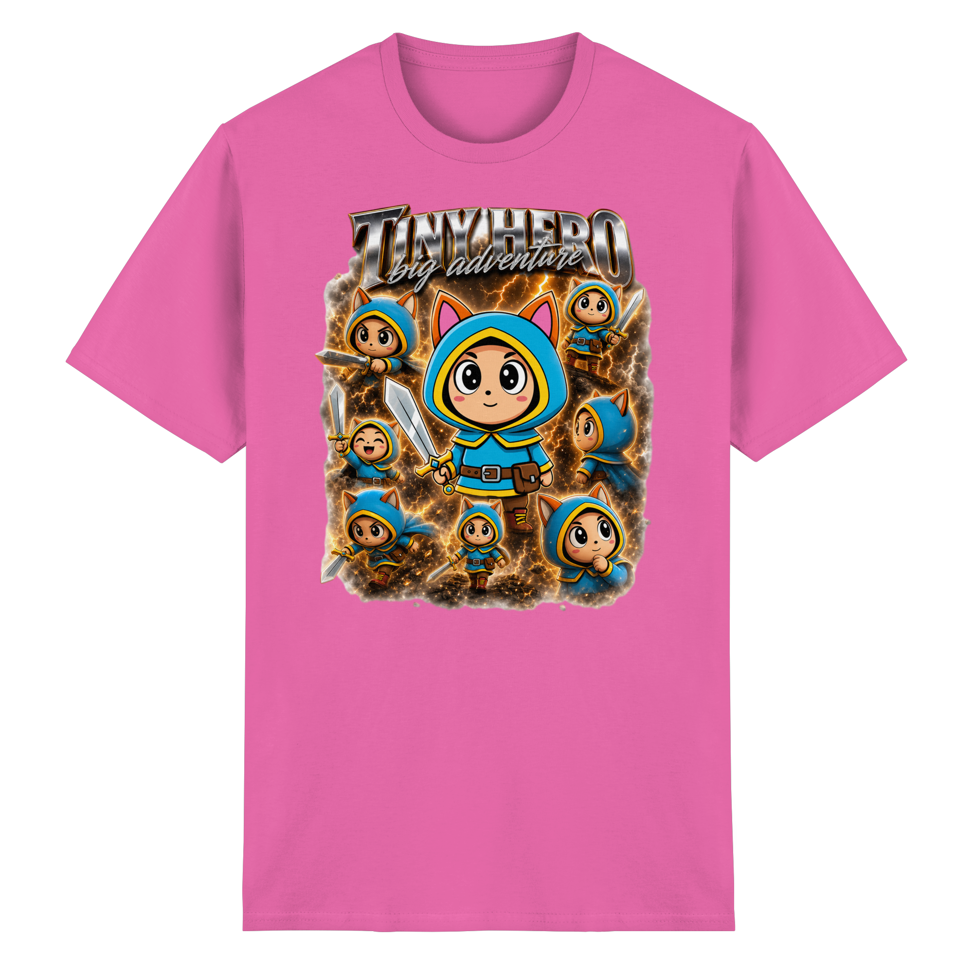 Tiny Hero – Big Adventure - Heavy Cotton T-Shirt