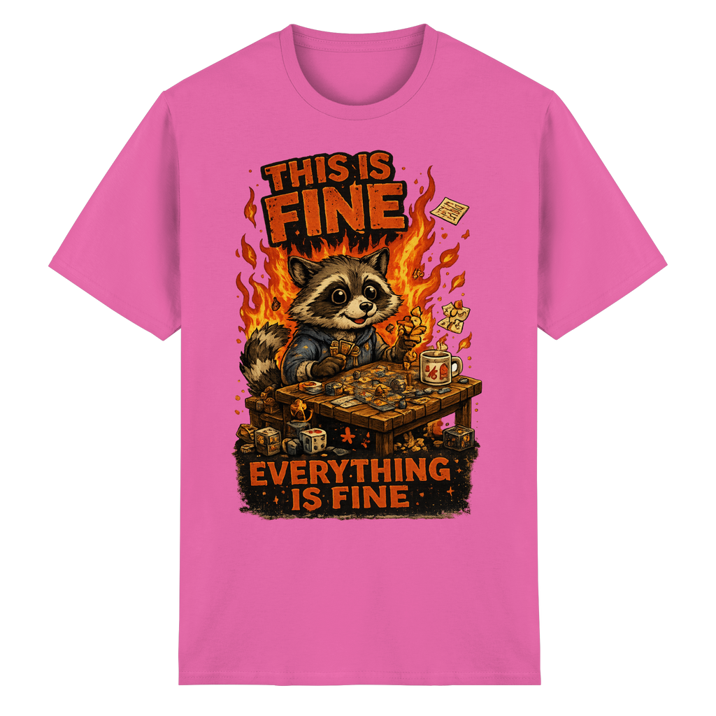 This Is Fine Club! - Heavy Cotton T-Shirt