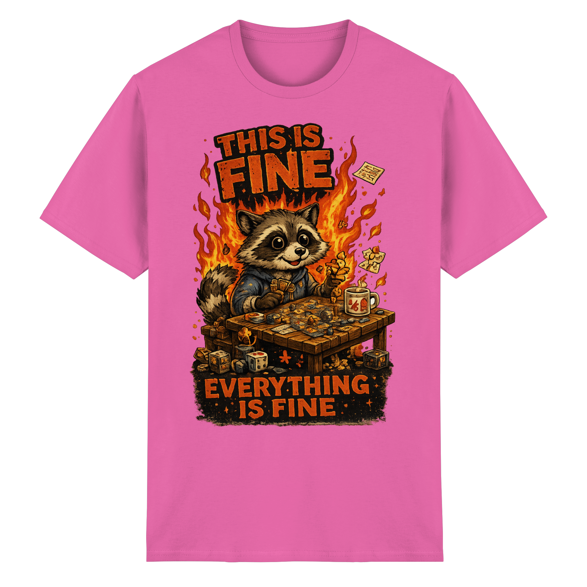 This Is Fine Club! - Heavy Cotton T-Shirt
