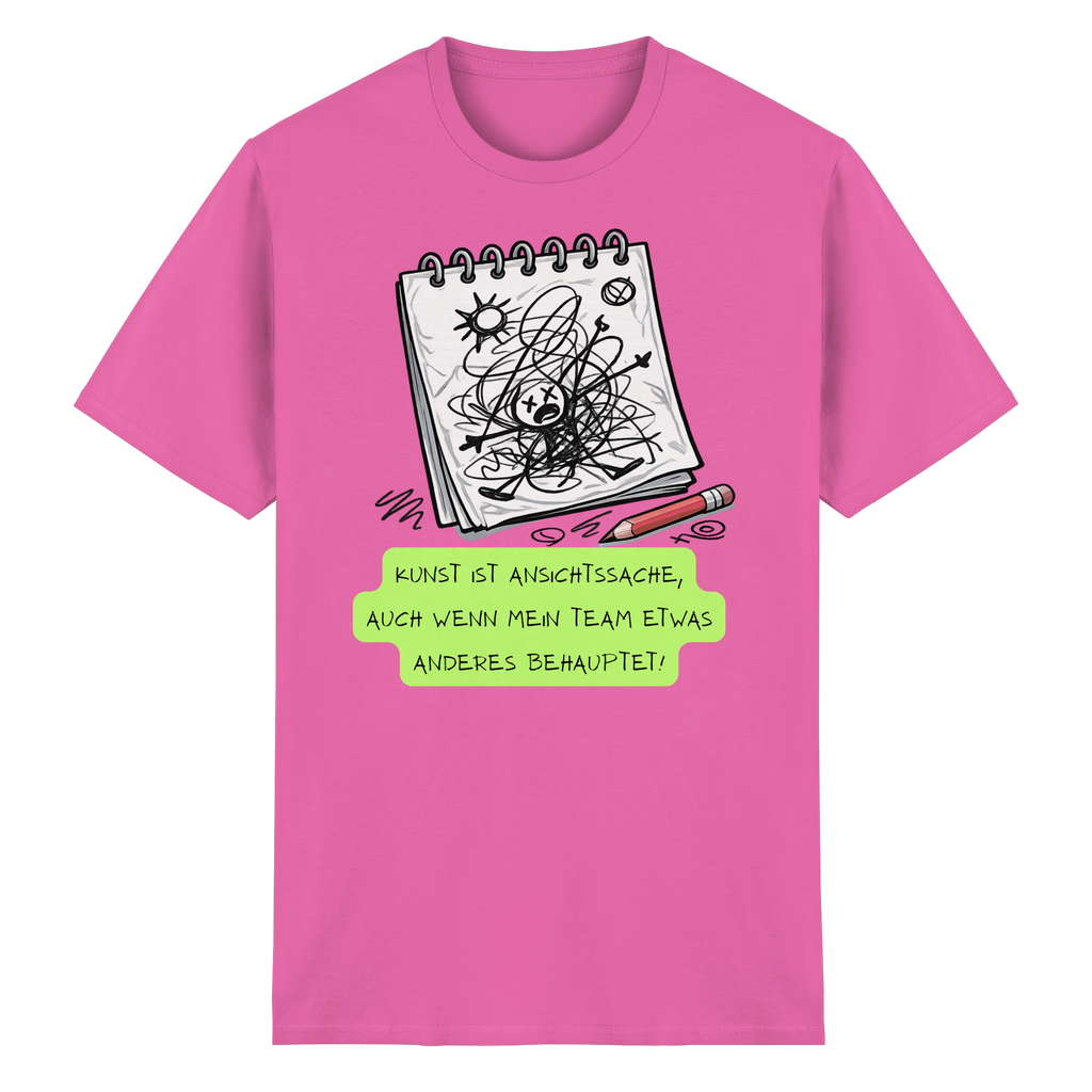 Kunst ist Ansichtssache - Heavy Cotton T-Shirt