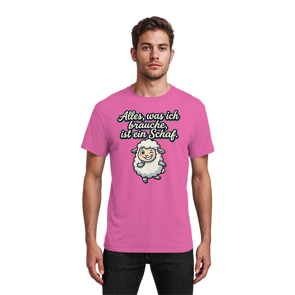 Alles, was ich brauche, ist ein Schaf!  - Heavy Cotton T-Shirt