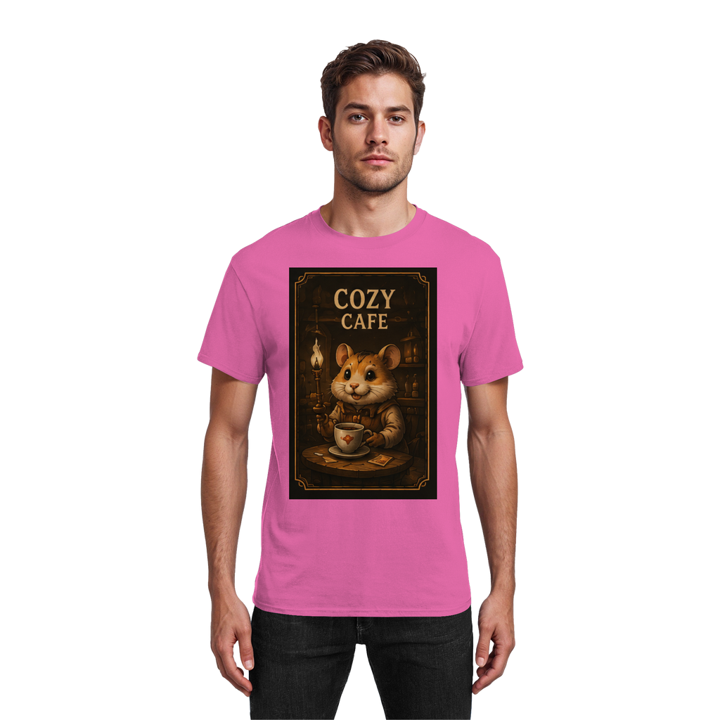 Cozy Café - Heavy Cotton T-Shirt