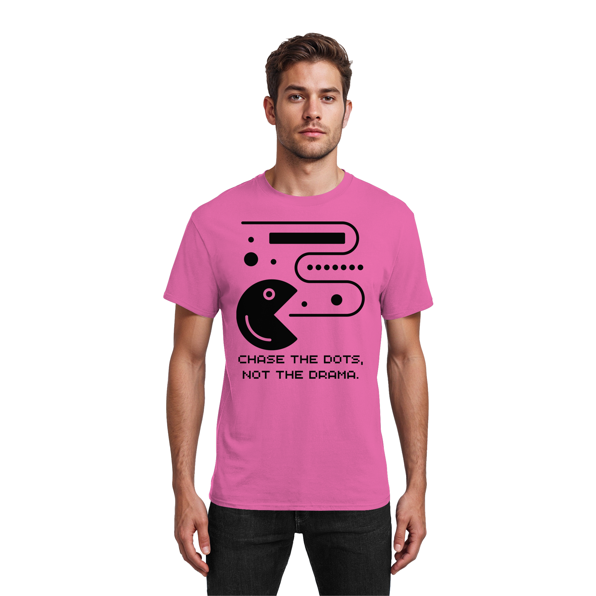 Chase the Dots, Not the Drama - Heavy Cotton T-Shirt