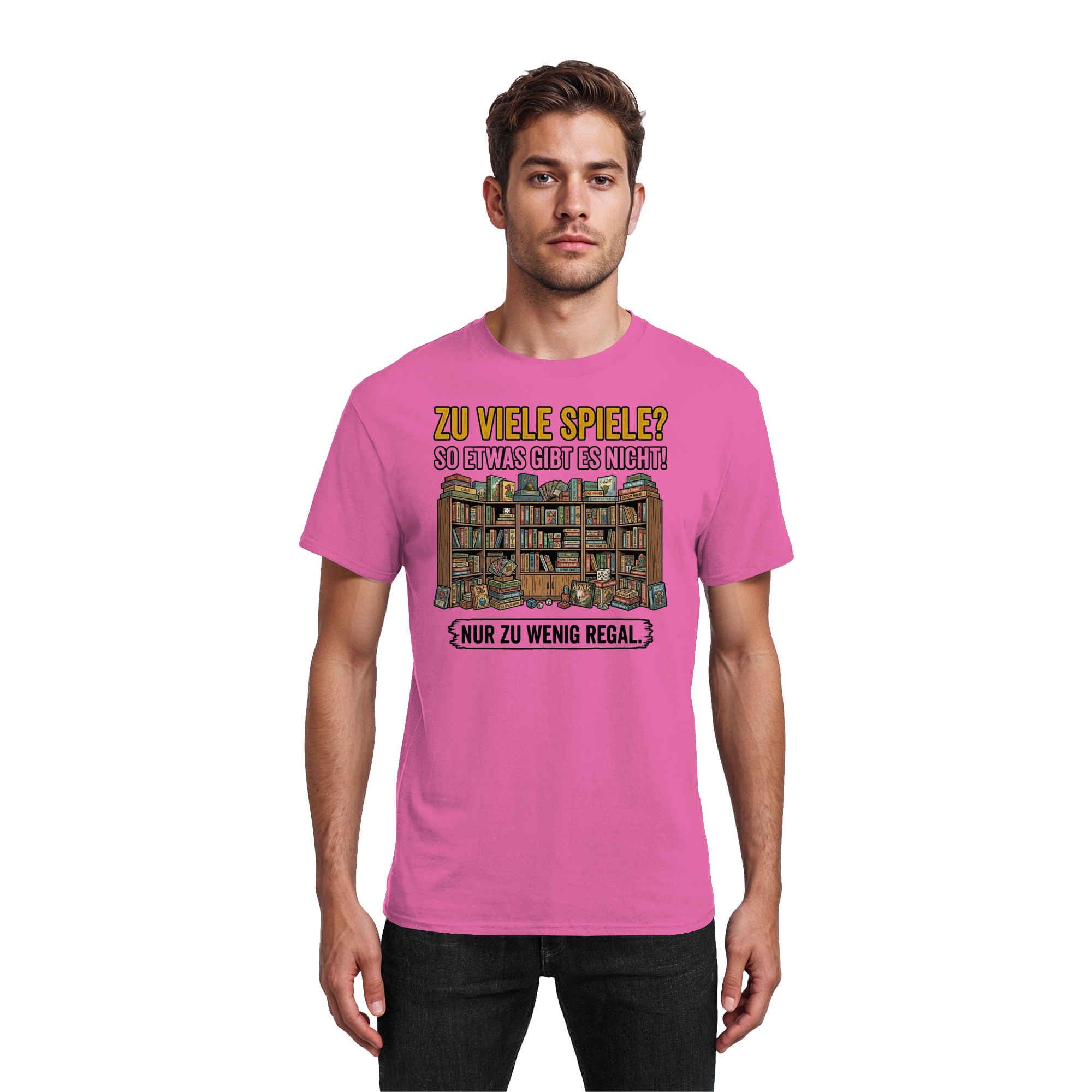 Zu viele Spiele? Zu wenig Regal.  - Heavy Cotton T-Shirt