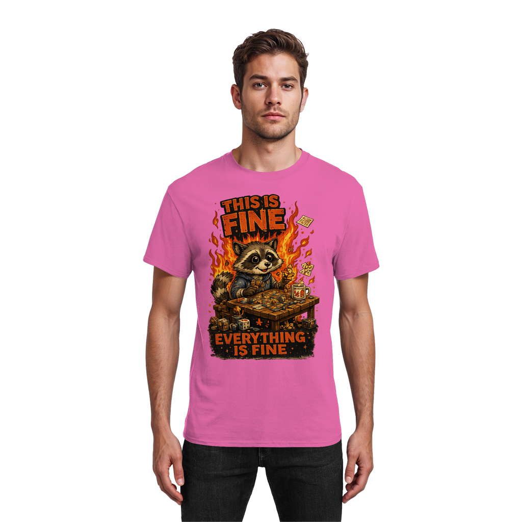 This Is Fine Club! - Heavy Cotton T-Shirt