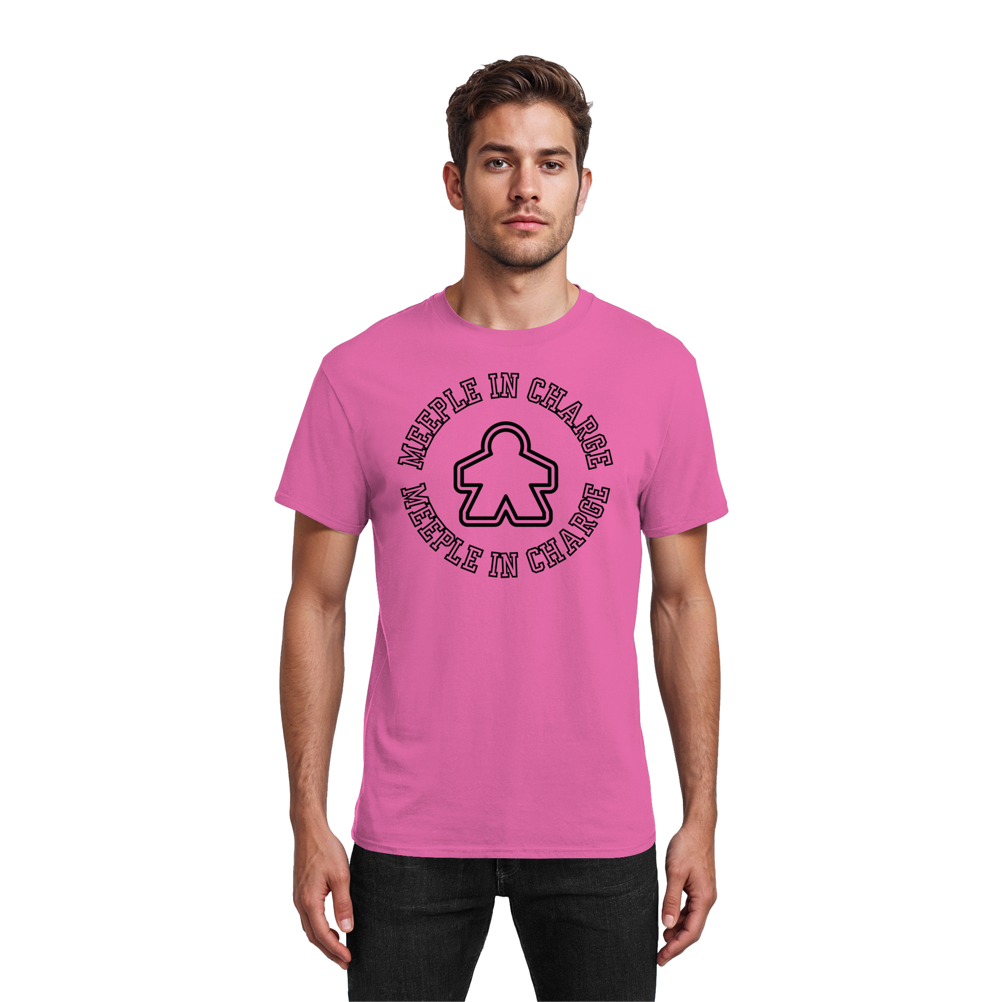 Meeple in Charge - Heavy Cotton T-Shirt