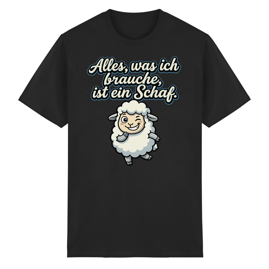Alles, was ich brauche, ist ein Schaf!  - Heavy Cotton T-Shirt