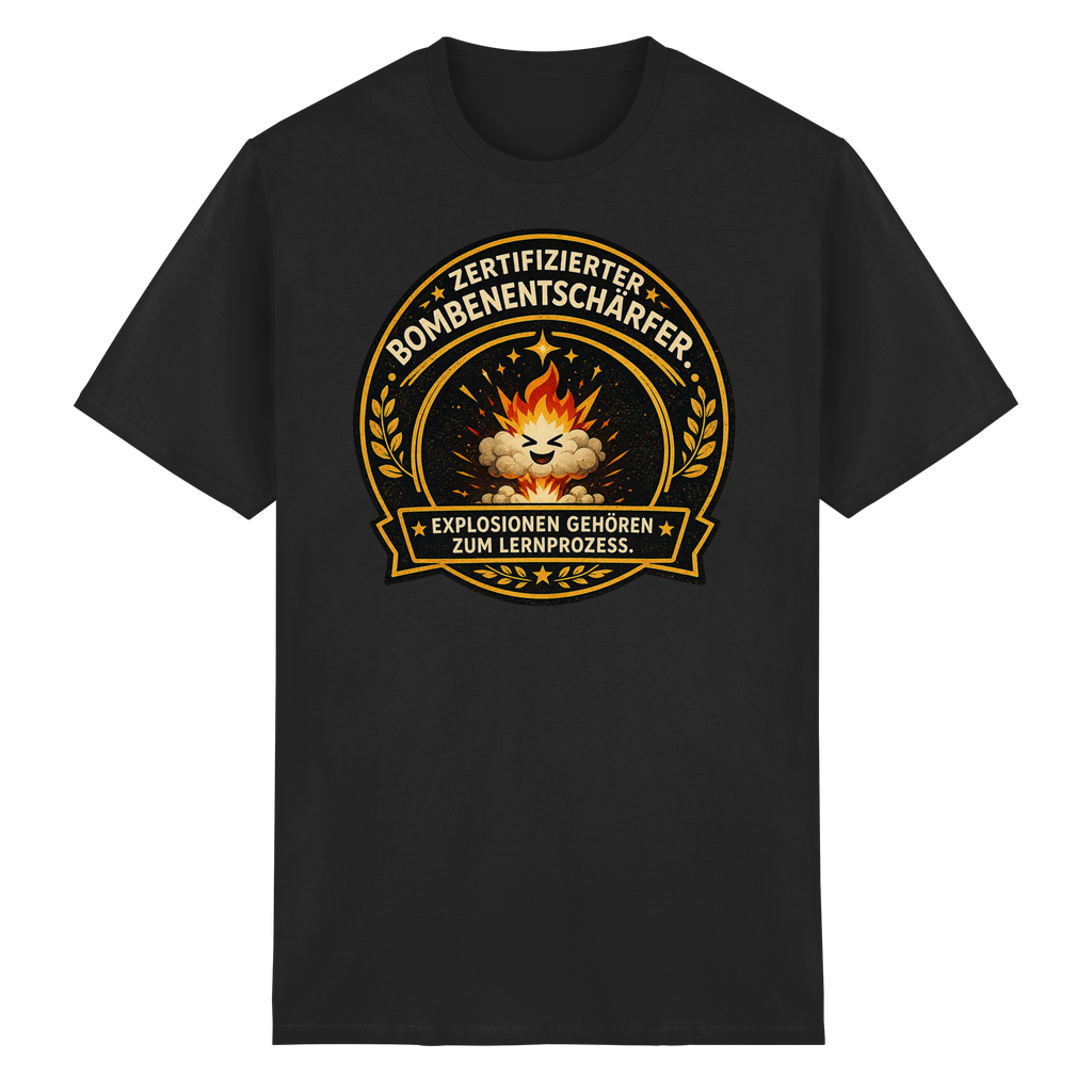 Zertifizierter Bombenentschärfer - Heavy Cotton T-Shirt