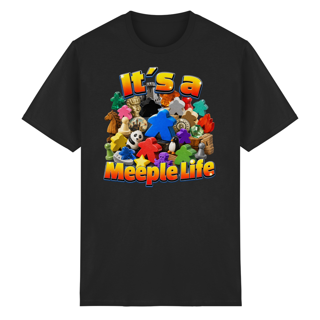 It's a Meeple Life - Heavy Cotton T-Shirt