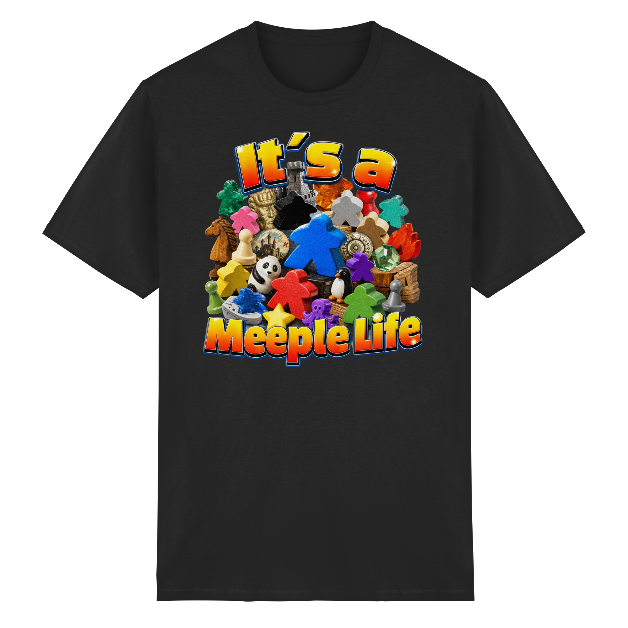 It's a Meeple Life - Heavy Cotton T-Shirt