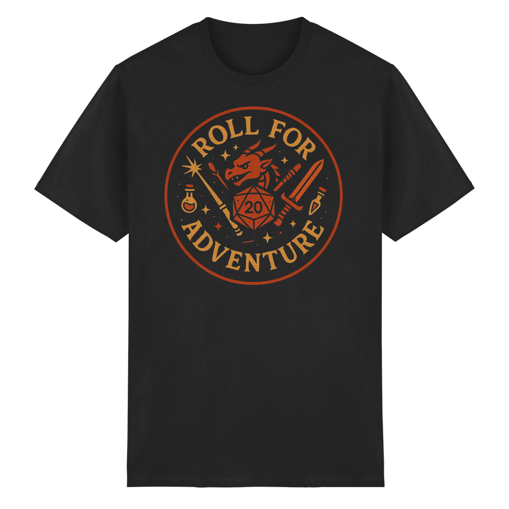 Roll for Adventure - Heavy Cotton T-Shirt