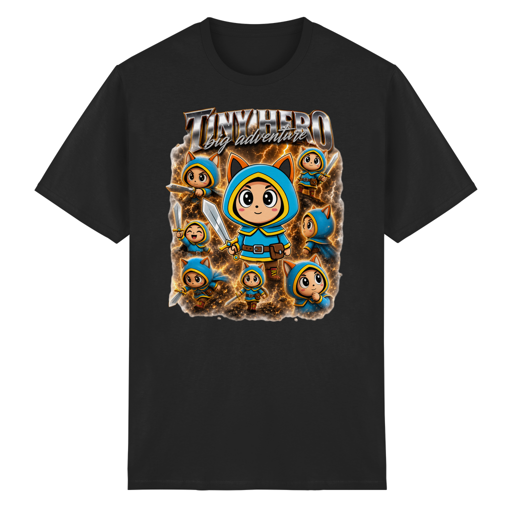 Tiny Hero – Big Adventure - Heavy Cotton T-Shirt