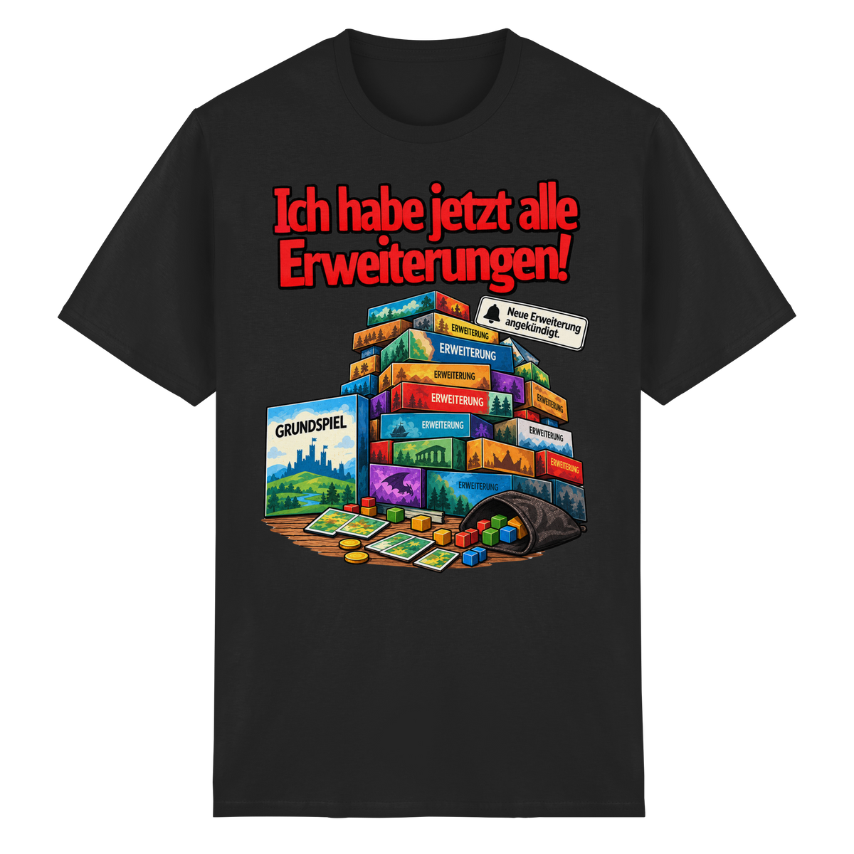 Ich hab jetzt alle Erweiterungen - Heavy Cotton T-Shirt