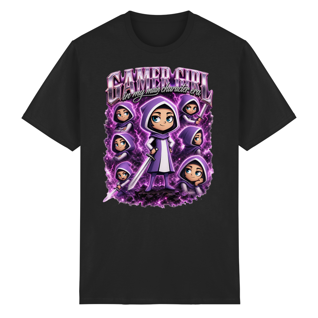 Gamer Girl in My Main Character Era - Heavy Cotton T-Shirt