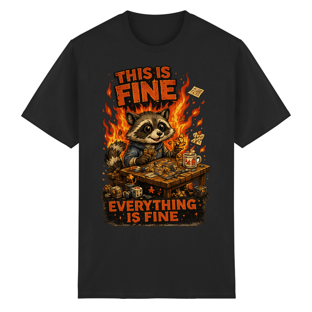 This Is Fine Club! - Heavy Cotton T-Shirt