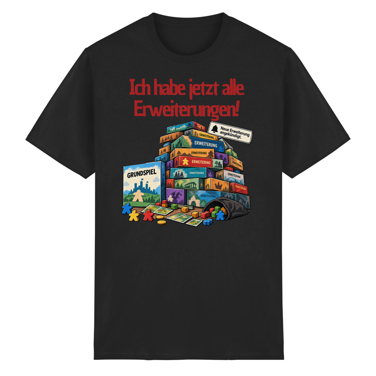 Ich hab jetzt alle Erweiterungen - Heavy Cotton T-Shirt