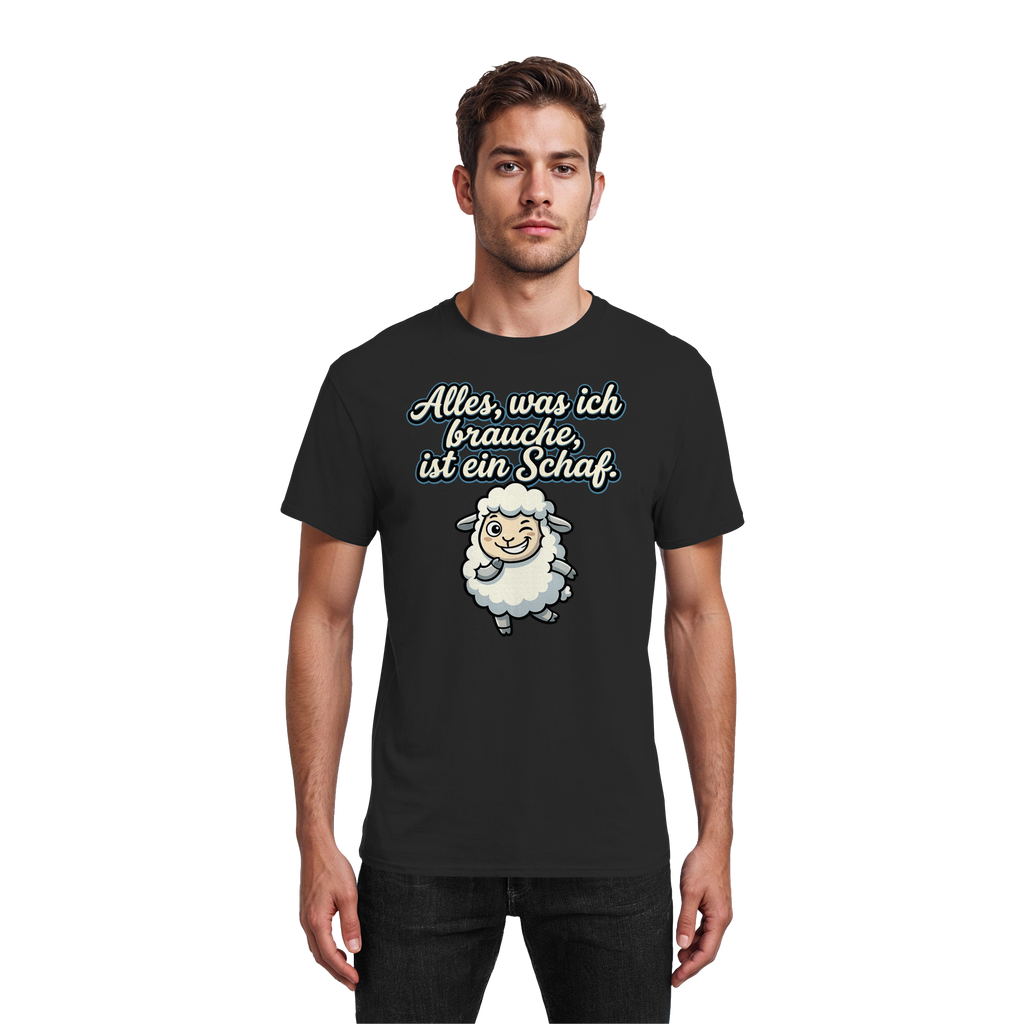 Alles, was ich brauche, ist ein Schaf!  - Heavy Cotton T-Shirt