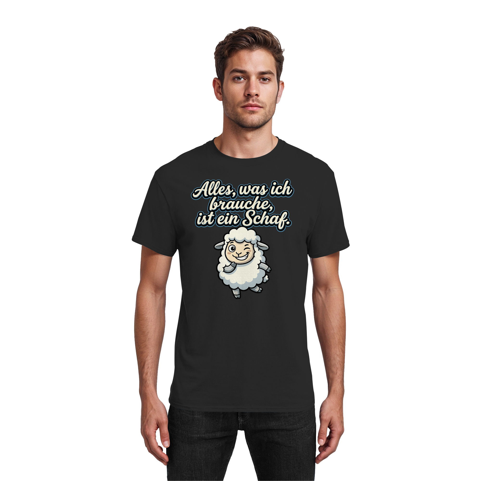 Alles, was ich brauche, ist ein Schaf!  - Heavy Cotton T-Shirt