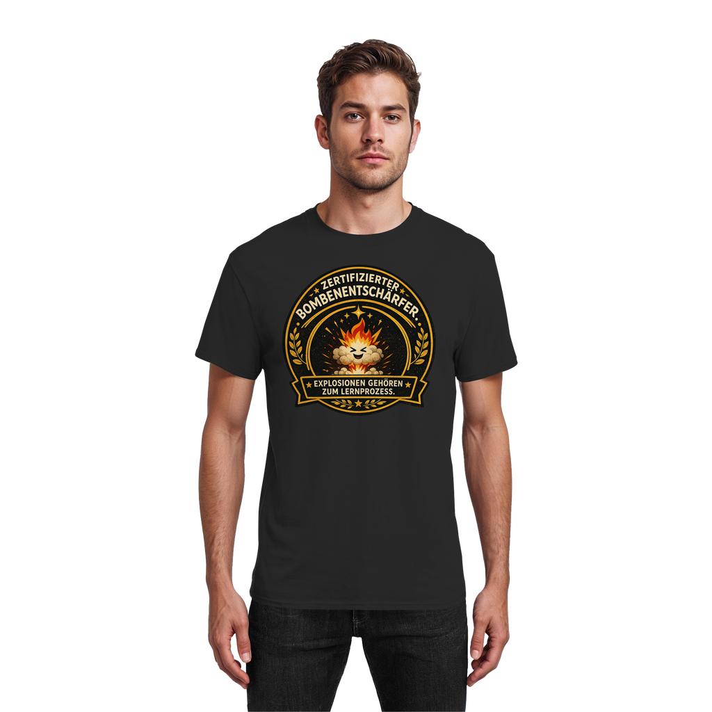 Zertifizierter Bombenentschärfer - Heavy Cotton T-Shirt