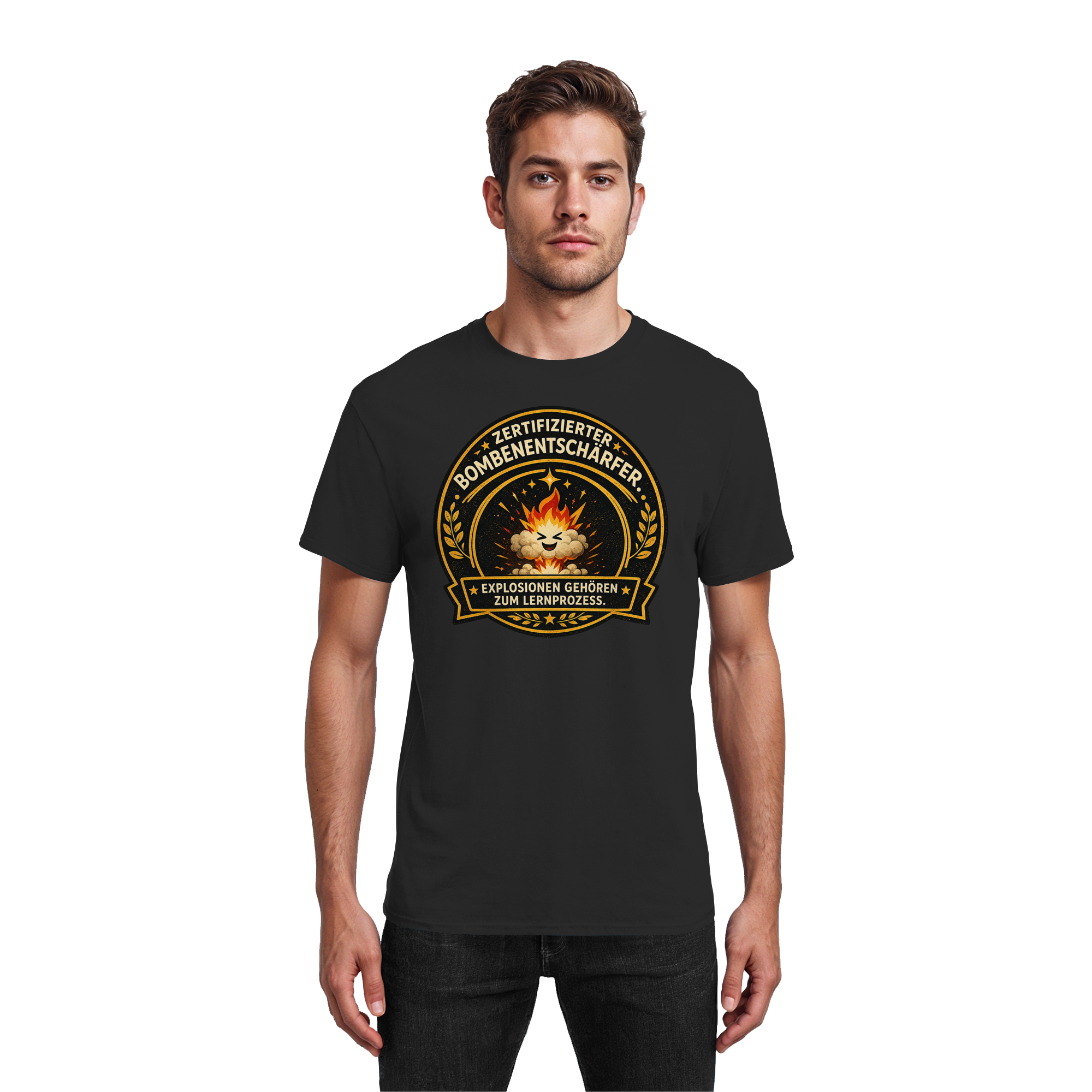 Zertifizierter Bombenentschärfer - Heavy Cotton T-Shirt