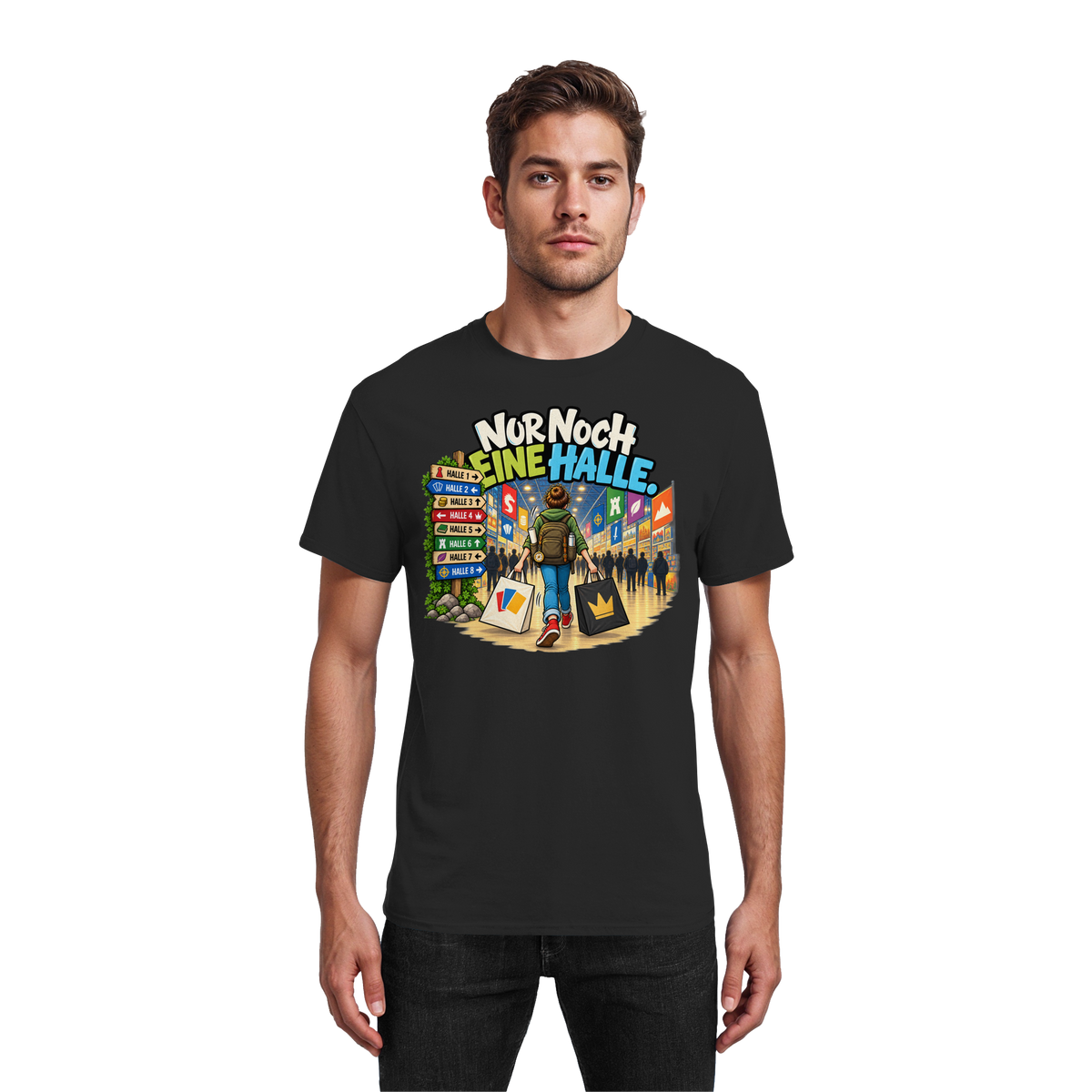 Nur noch eine Halle - Heavy Cotton T-Shirt