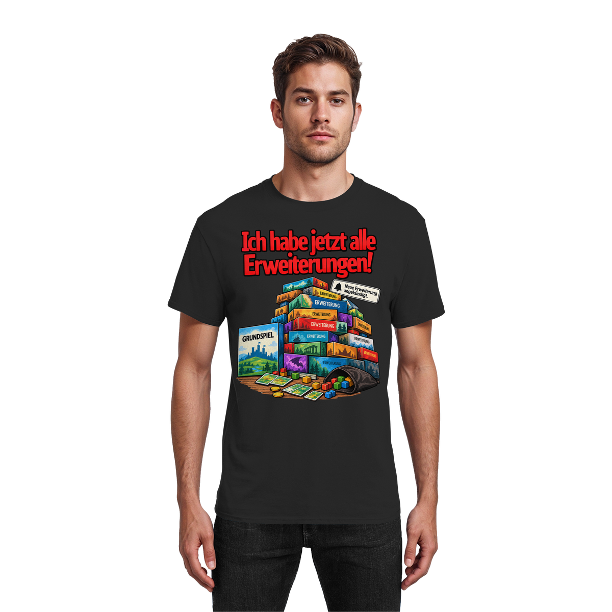 Ich hab jetzt alle Erweiterungen - Heavy Cotton T-Shirt