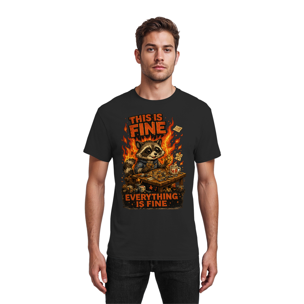 This Is Fine Club! - Heavy Cotton T-Shirt