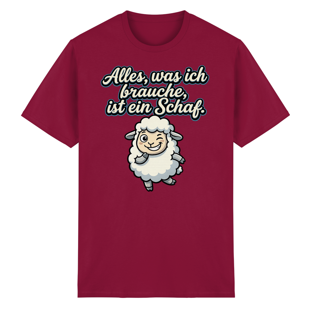 Alles, was ich brauche, ist ein Schaf!  - Heavy Cotton T-Shirt