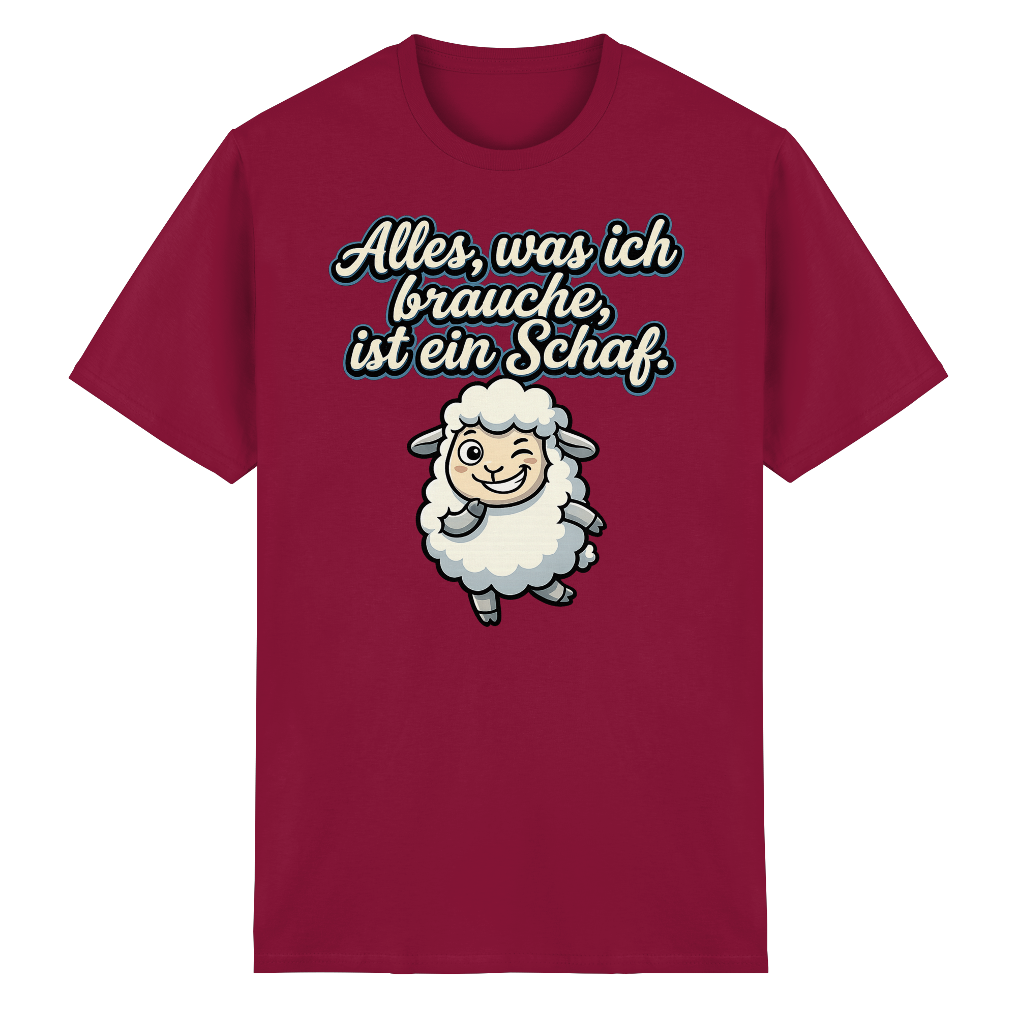 Alles, was ich brauche, ist ein Schaf!  - Heavy Cotton T-Shirt